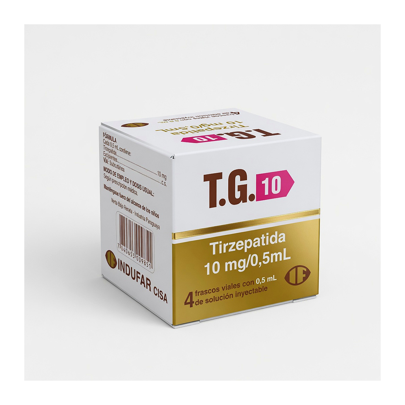 T.G. Tirzepatida 10 mg