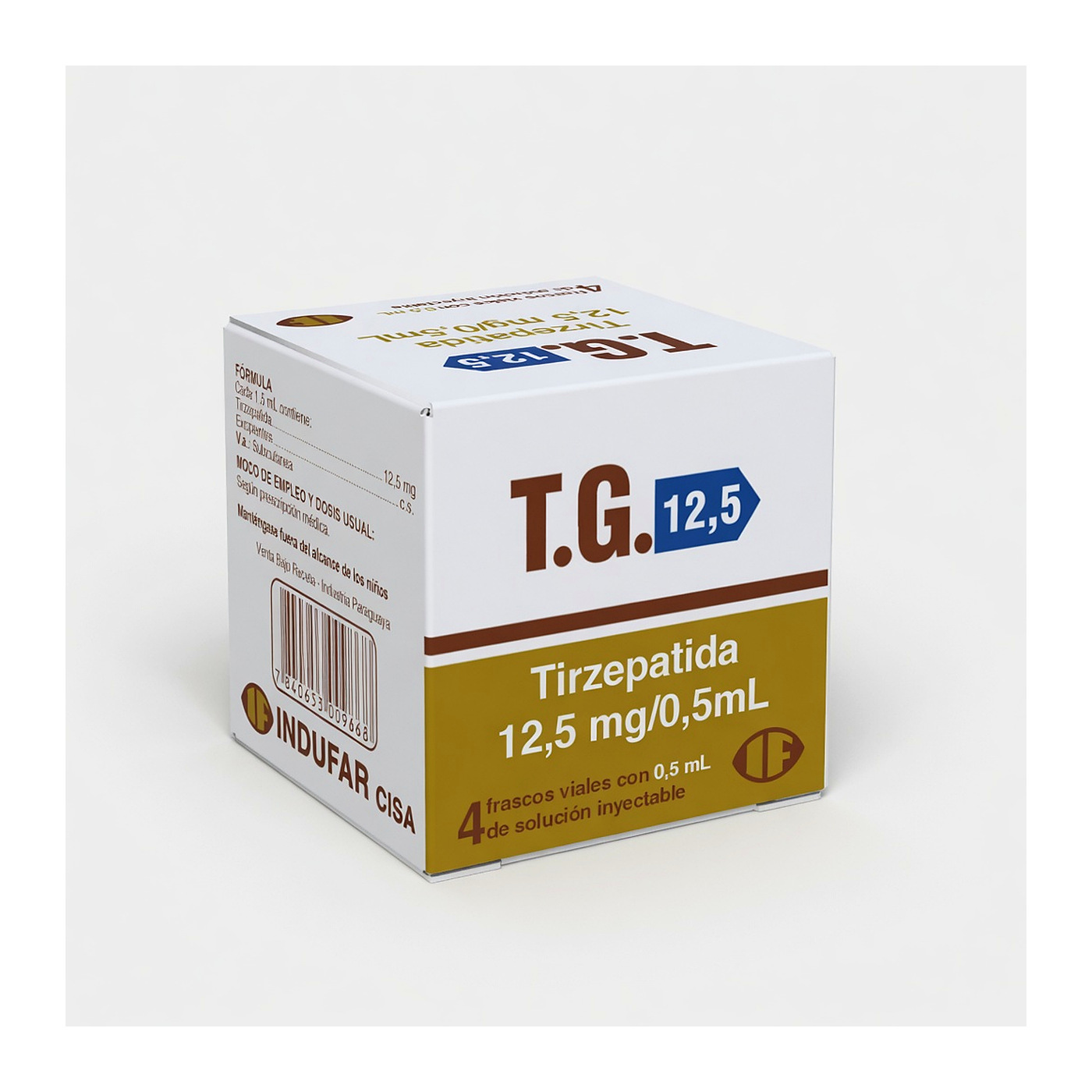 T.G. Tirzepatida 12.5 mg