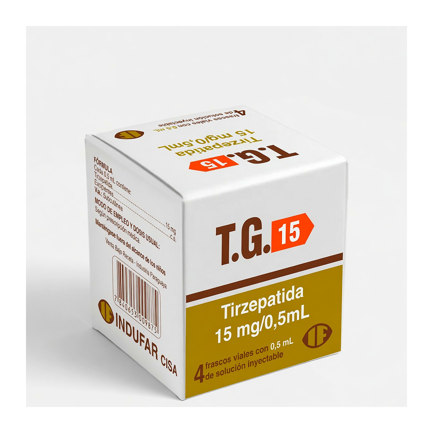 T.G. Tirzepatida 15 mg